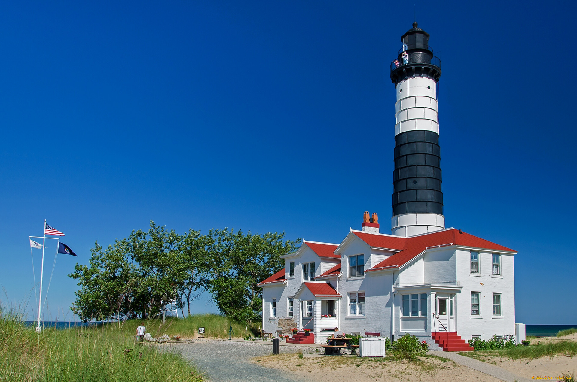 big, sable, point, lighthouse, ludington, michigan, , , , , 
